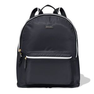 Paravel Fold Up Zip Backpack Black travel folding workout hike carry on NWOT